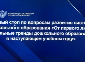 Круглый стол по вопросам развития системы дошкольного образования