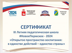 Итоги III Летней педагогической школы #НовоеПермское - 2024: материалы секций и сертификаты участников