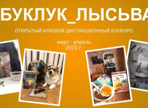 Открытый краевой дистанционный конкурс #БУКЛУК_ЛЫСЬВА 2023