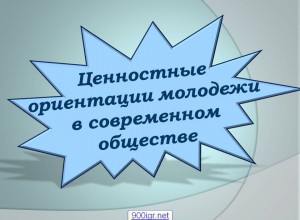 Результаты исследования ценностных ориентаций молодежи института воспитания РАО 2021 год