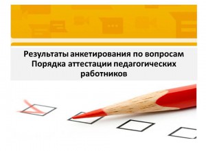 Результаты анкетирования педагогических работников